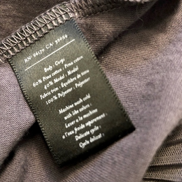 Anthropologie Peplum Top Deletta Small Purple Draped Plum Hidden Valley - Picture 8 of 10